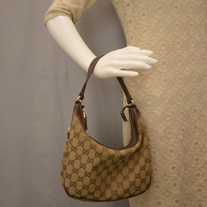 Gucci Monogram Small Hobo Ebony 2 of 8