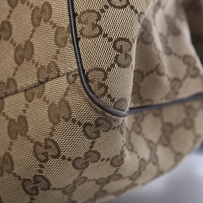 Gucci Monogram Medium Sukey Tote Dark Brown 14 of 16