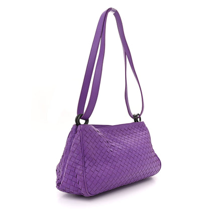 Bottega Veneta Nappa Intrecciato Shoulder Bag Byzantine 3 of 16