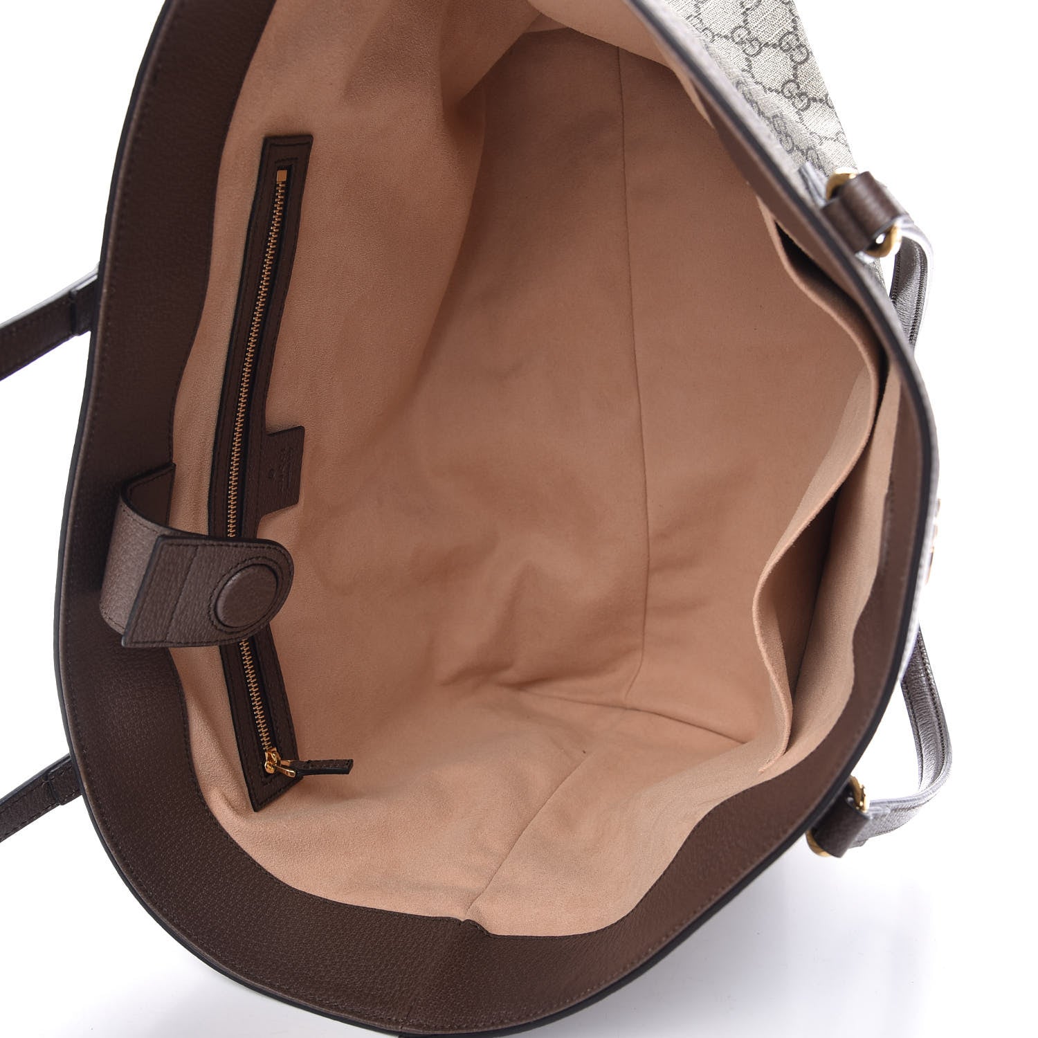 Gucci GG Supreme Monogram Medium Ophidia Shopping Tote Brown 5 of 10