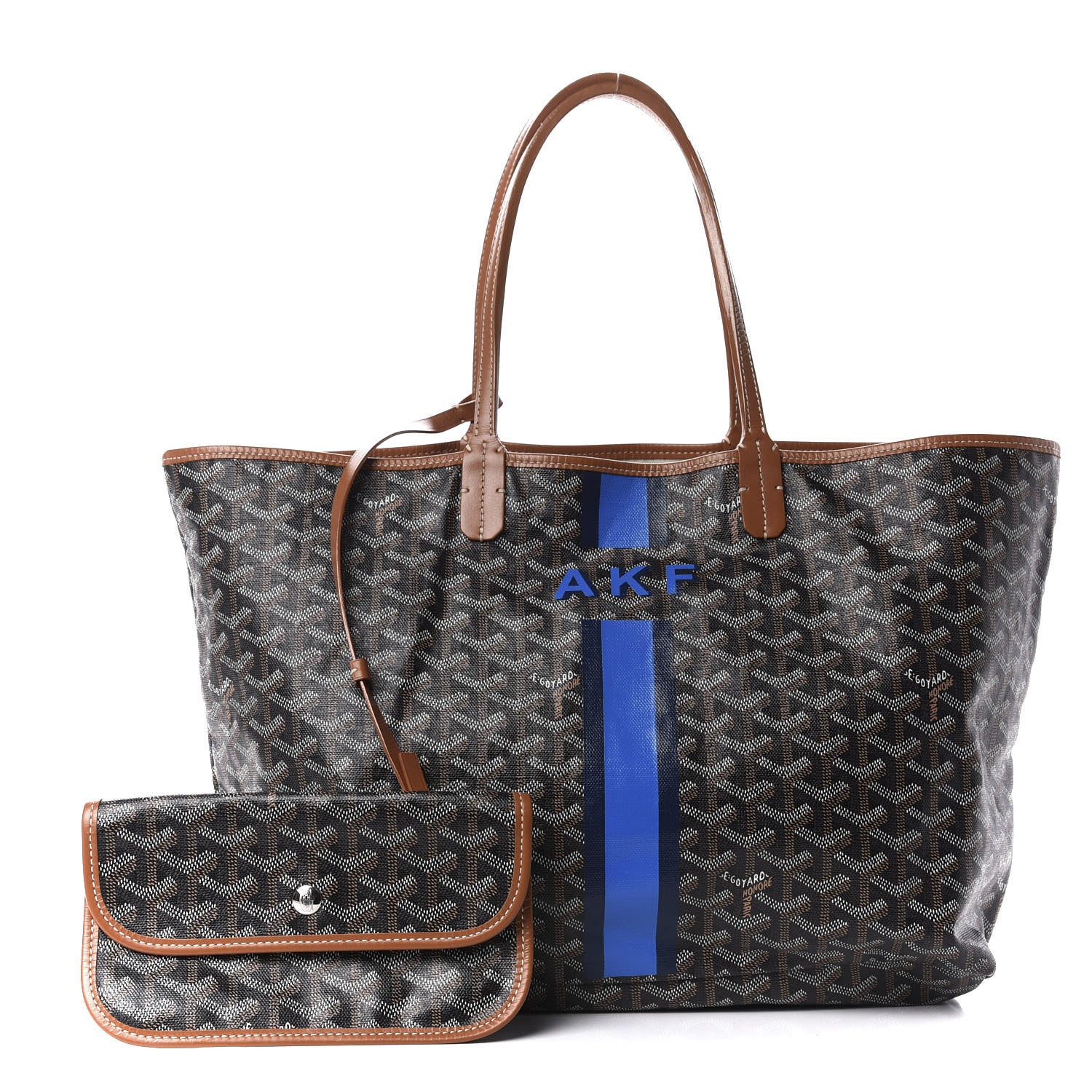 Goyard Goyardine Saint Louis PM Black Gold 1 of 13