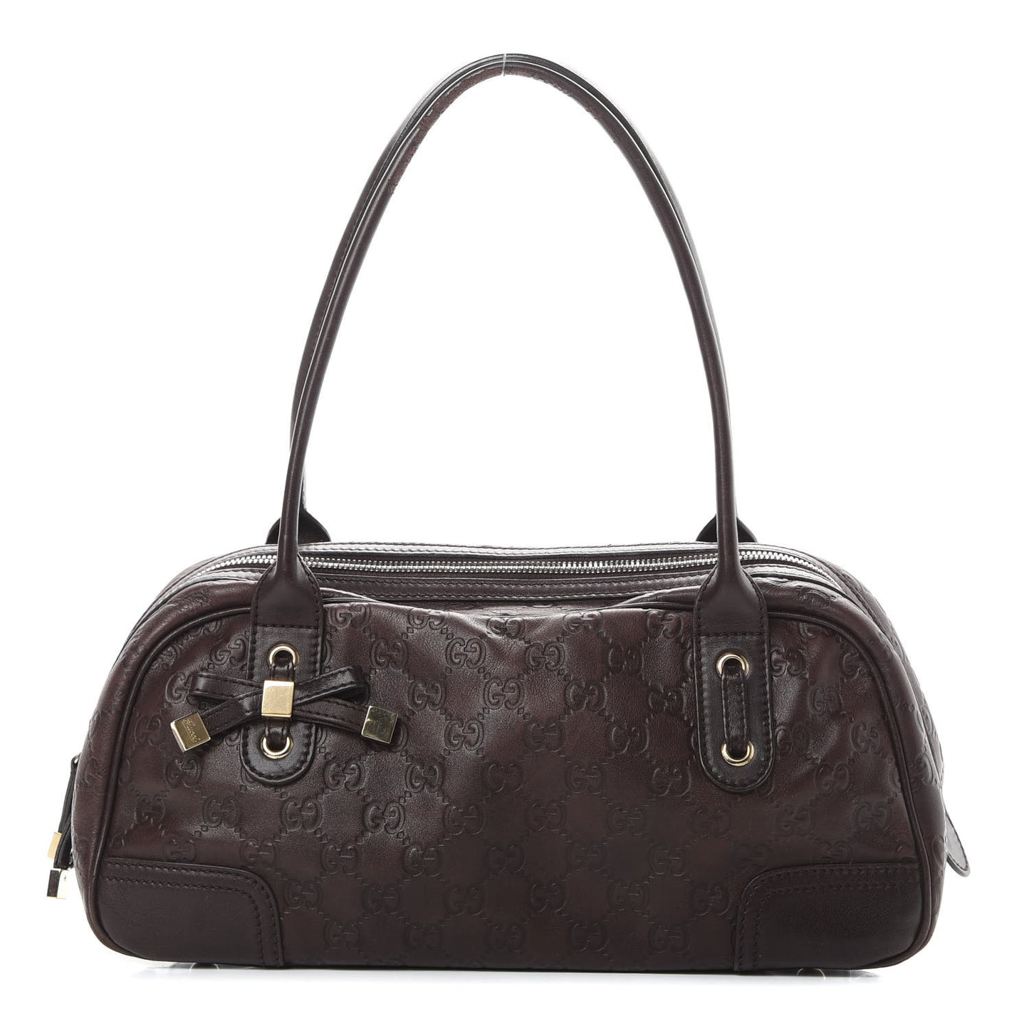 Guccissima Small Princy Satchel Brown