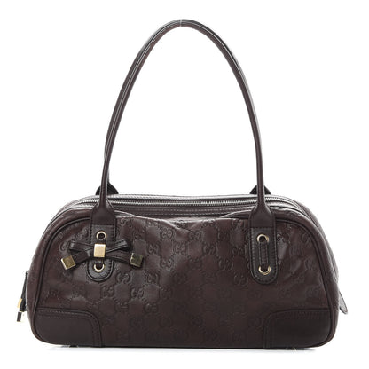 Gucci Guccissima Small Princy Satchel Brown 1 of 15