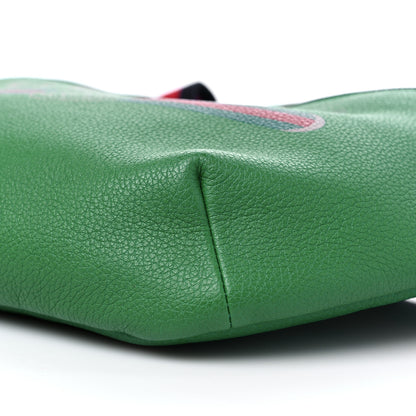 Gucci Grained Calfskin Logo Belt Bag Green 9 of 11