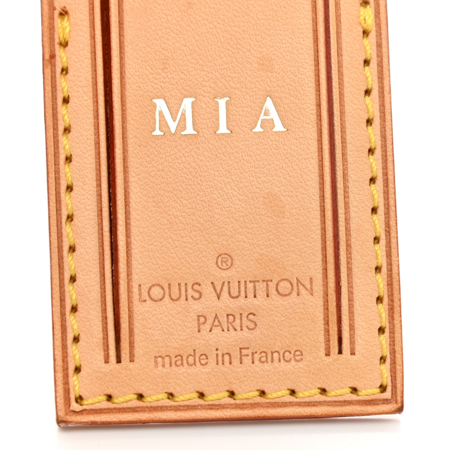 Vachetta Luggage Tag