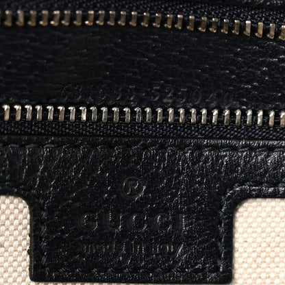 Gucci GG Supreme Monogram Textured Calfskin Web Medium Ophidia Shopping Tote Beige Blue 6 of 13