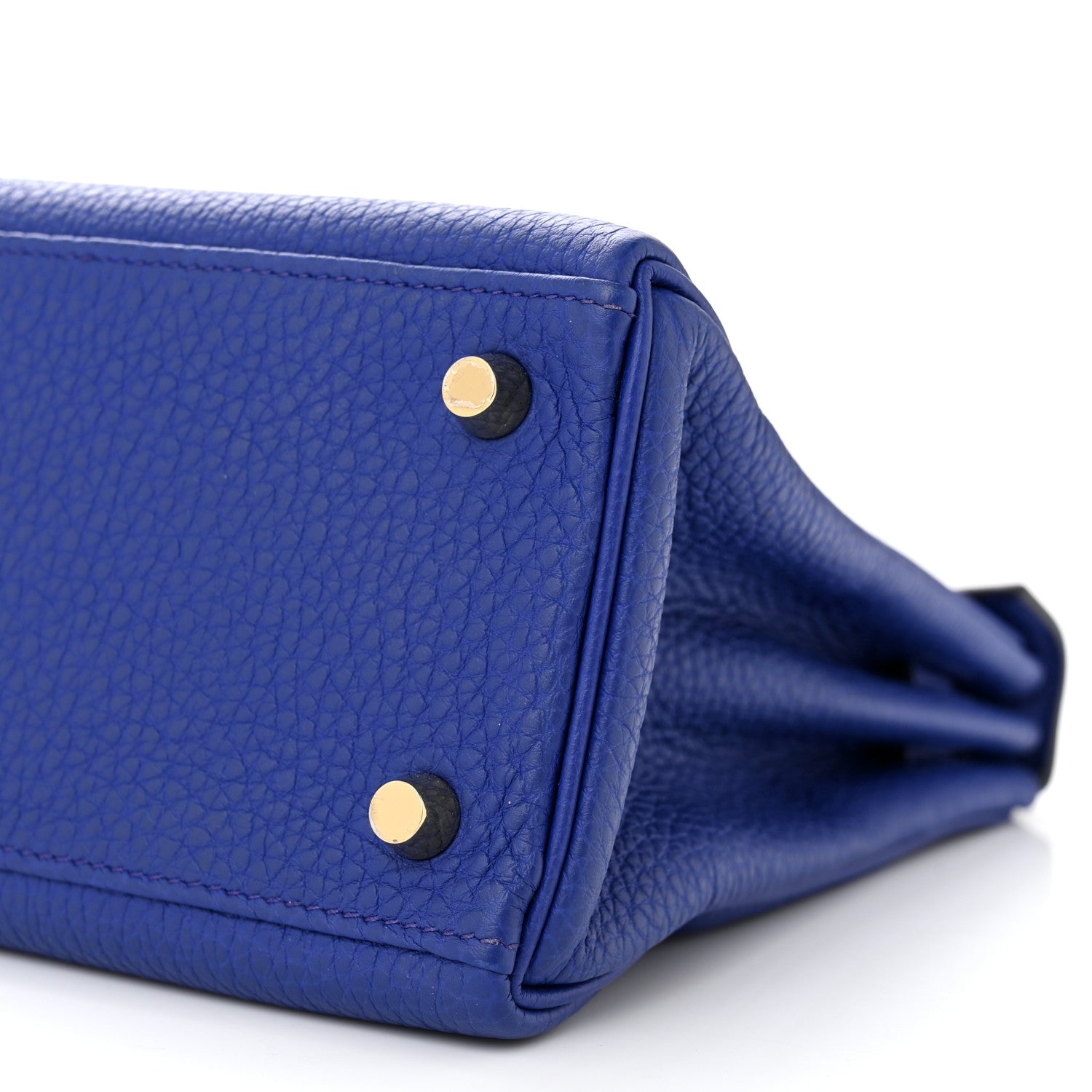 Hermes Togo Kelly Retourne 25 Bleu Royal 10 of 11
