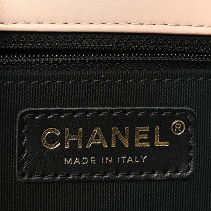 Chanel Braided Calfskin My Own Frame Flap Light Beige Black 7 of 10