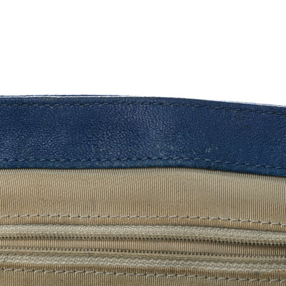 Chanel Washed Lambskin Quilted Medium Chain Around Messenger Blue 11 of 13