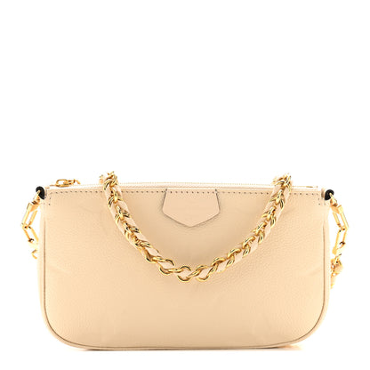 Louis Vuitton Empreinte Monogram Giant Multi Pochette Accessories Mini Pochette Cream 1 of 9