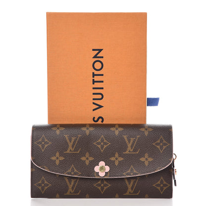 Louis Vuitton Monogram Bloom Flower Emilie Wallet 7 of 7