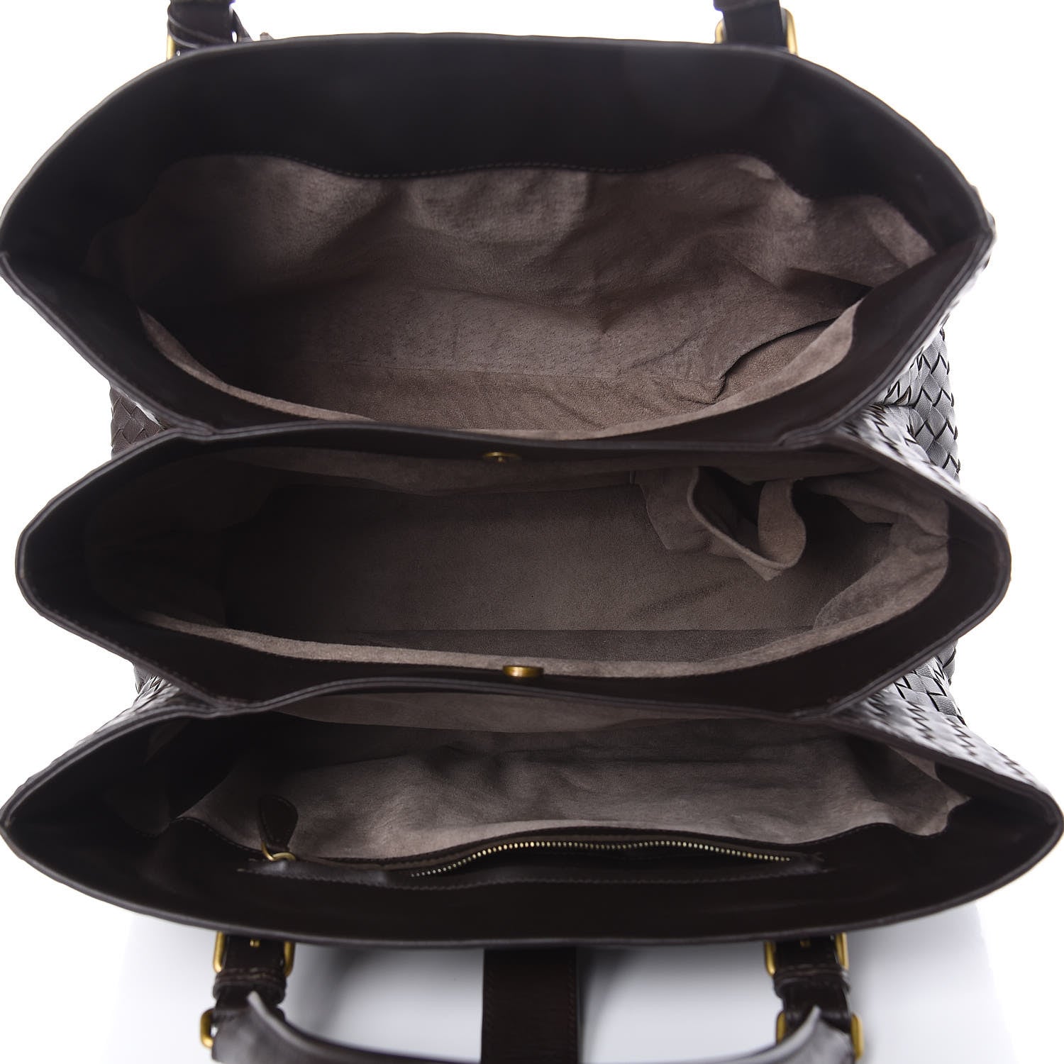 Bottega Veneta Nappa Intrecciato Medium Roma Tote Moro 5 of 12
