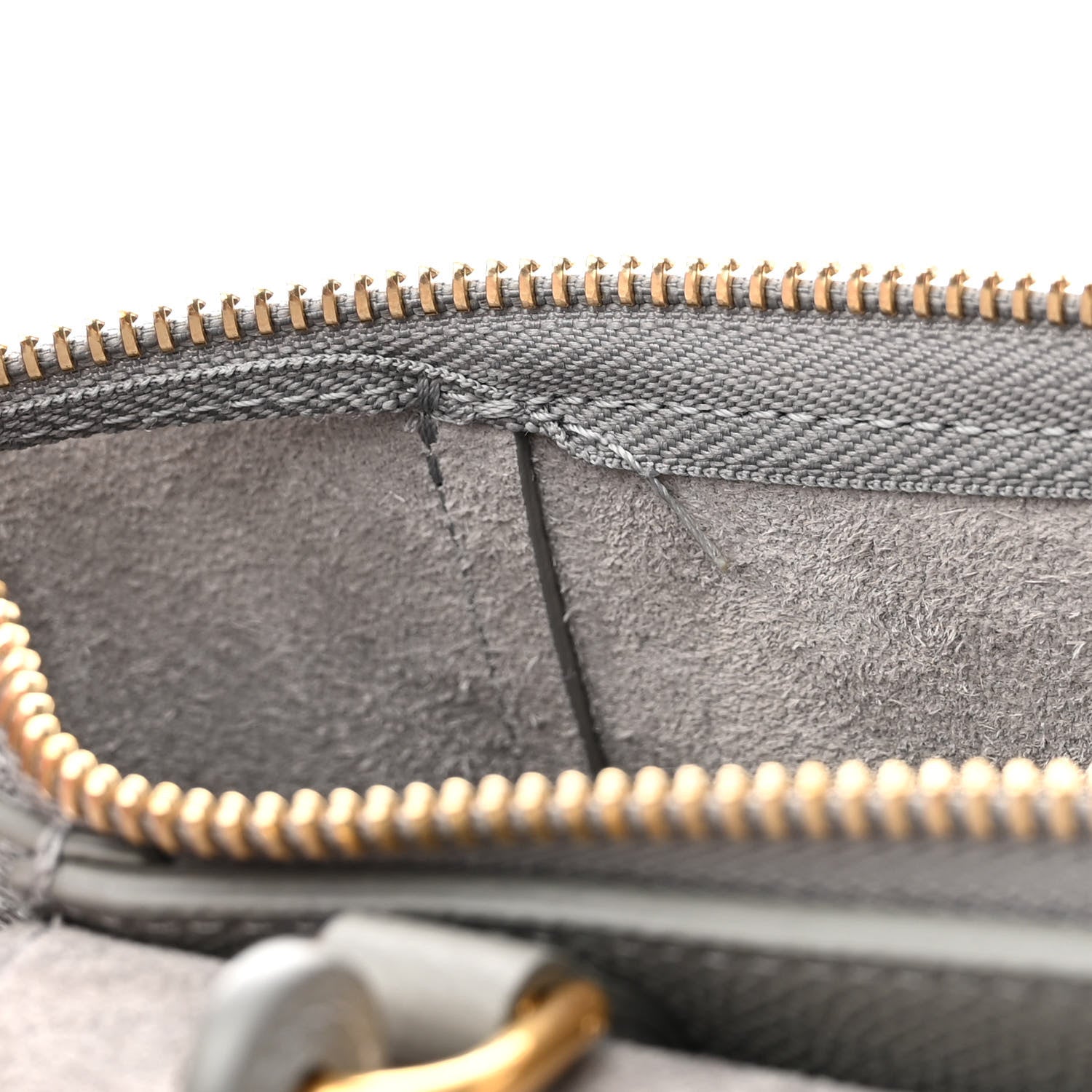 Celine Grained Calfskin Nano Belt Bag Cloud 10 of 10