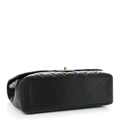 Chanel Caviar Quilted Maxi Single Flap Black 3 of 10