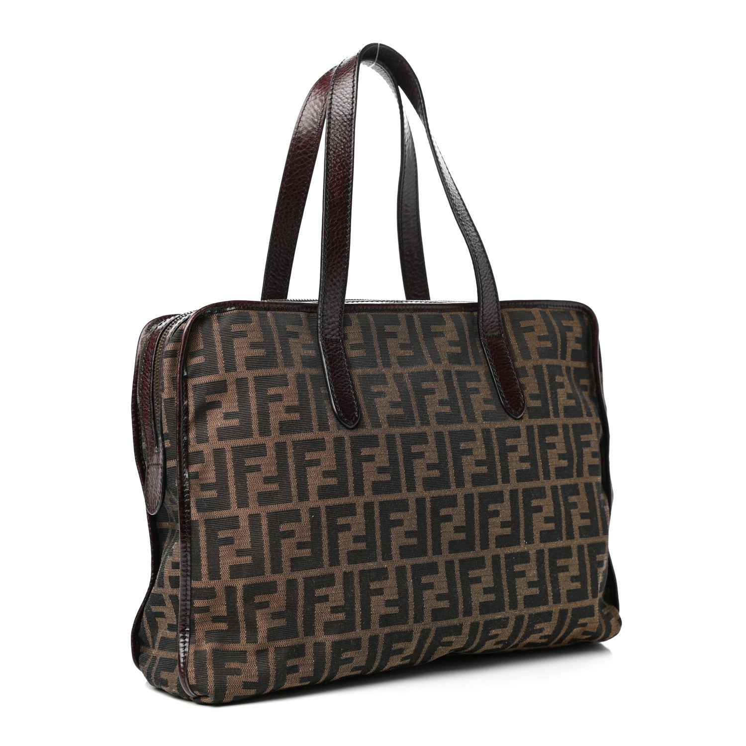 Fendi Zucca Pocket Shoulder Bag Tobacco 3 of 11