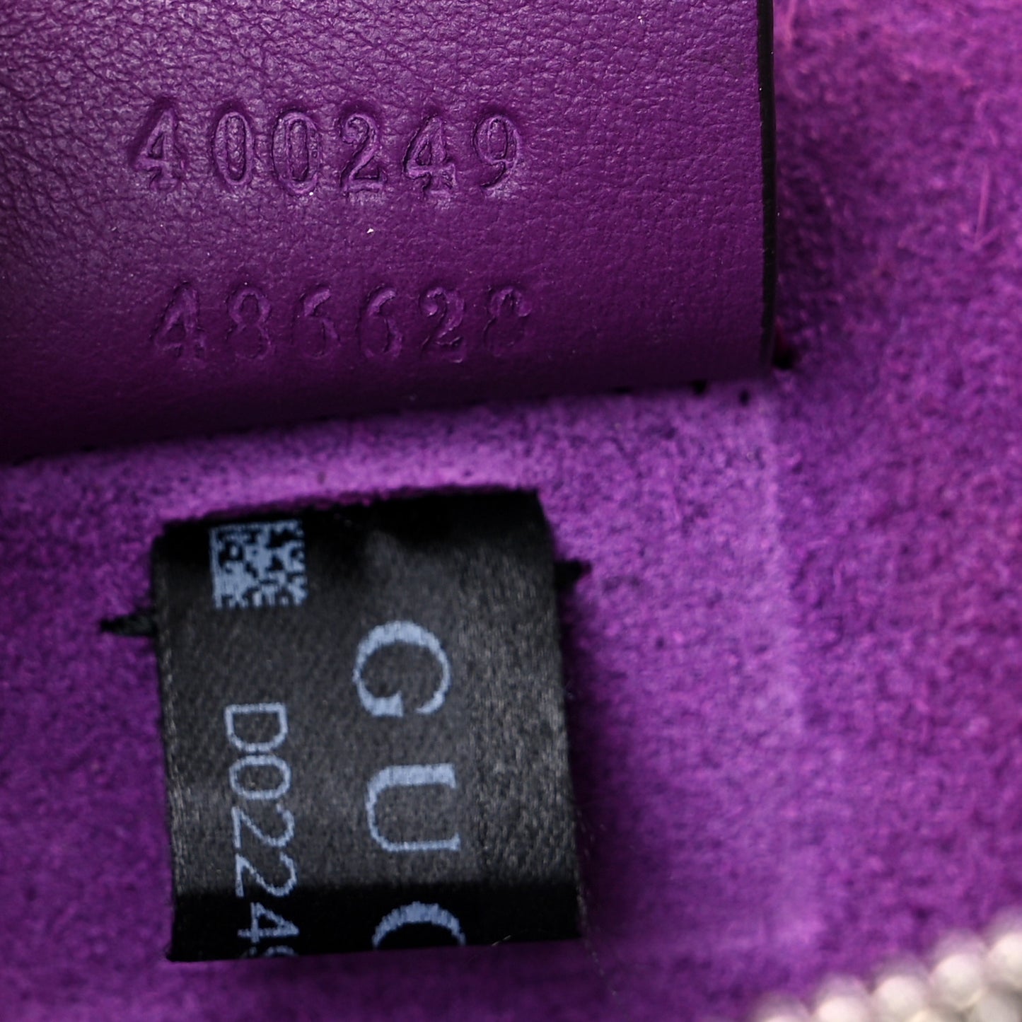 GG Supreme Monogram Embroidered Small Dionysus Shoulder Bag Purple