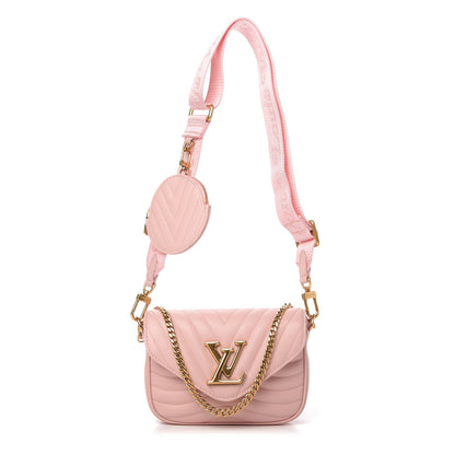 Louis Vuitton Calfskin New Wave Multi Pochette Rose Ballerine 1 of 11