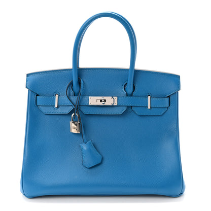 Hermes Epsom Birkin 30 Bleu Frida 1 of 10