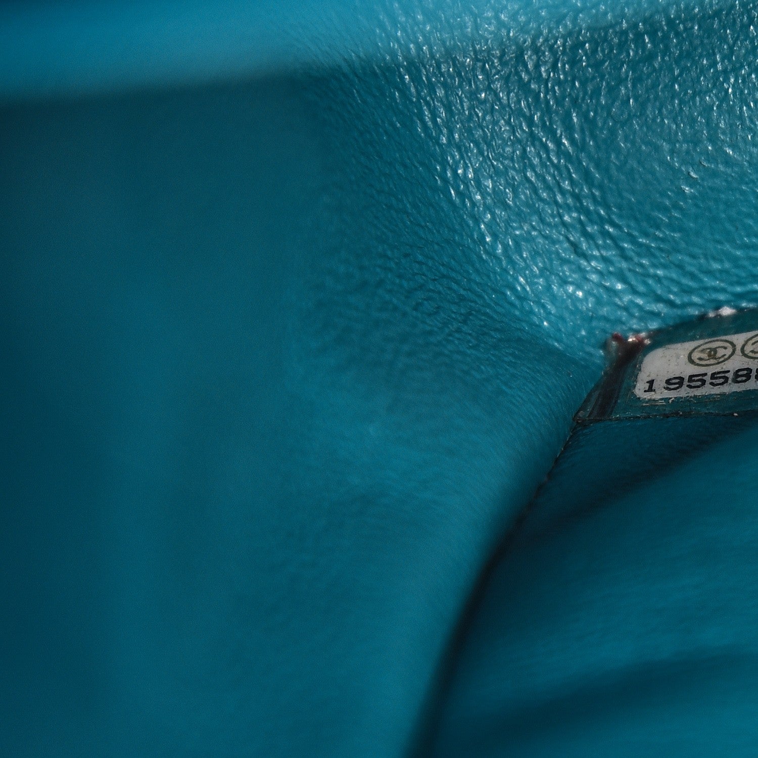 Chanel Patent Calfskin Quilted Jumbo Double Flap Turquoise 9 of 10