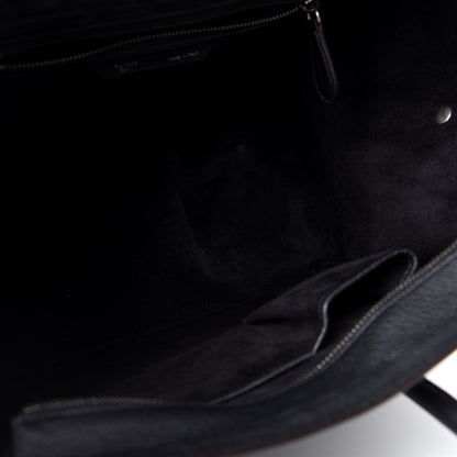 Celine Drummed Calfskin Mini Luggage Black 9 of 11