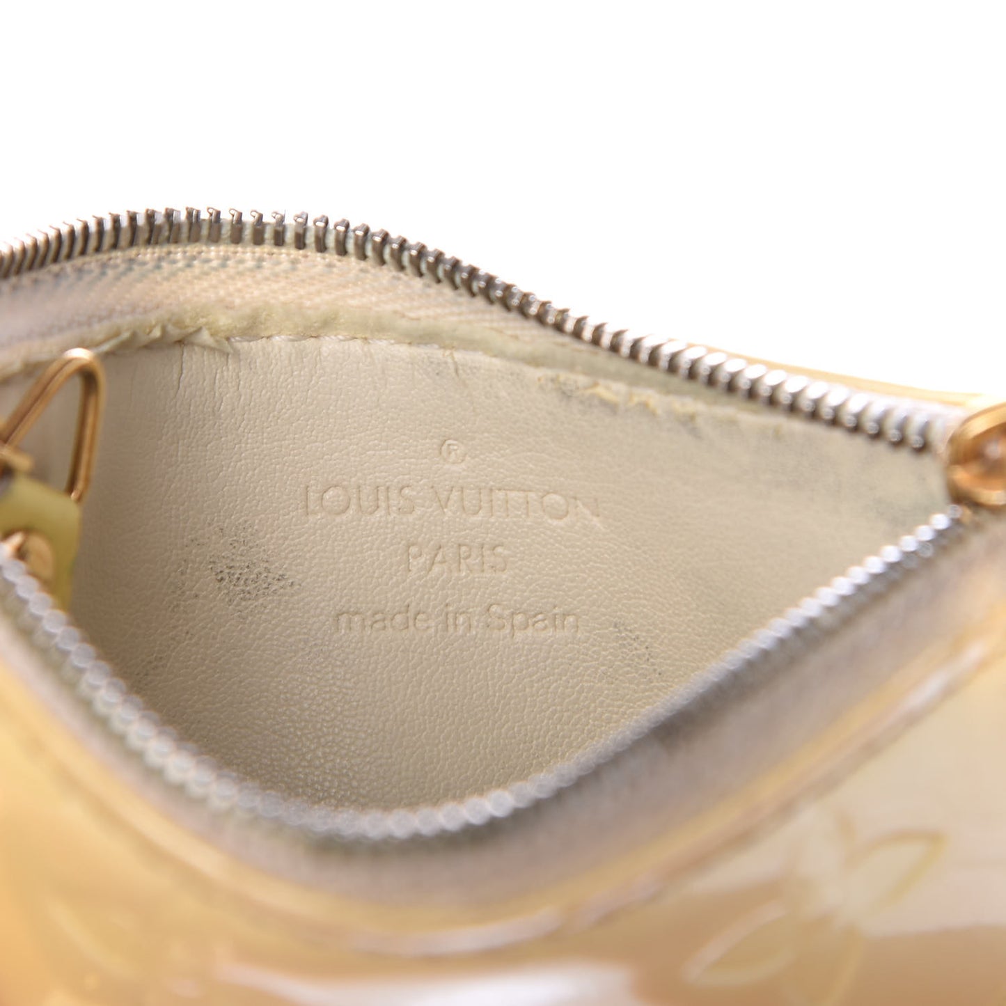 Vernis Key Pouch Perle