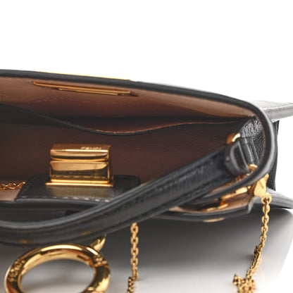 Fendi Nappa Sigma Pico Peekaboo Charm Black 5 of 7