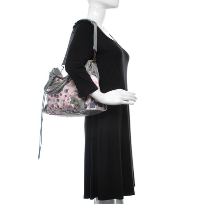 Balenciaga Agneau Nylon Watercolor City Grey 2 of 14