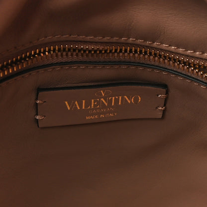 Valentino Garavani Nappa Small Roman Stud Hobo Rosso Valentino 5 of 8