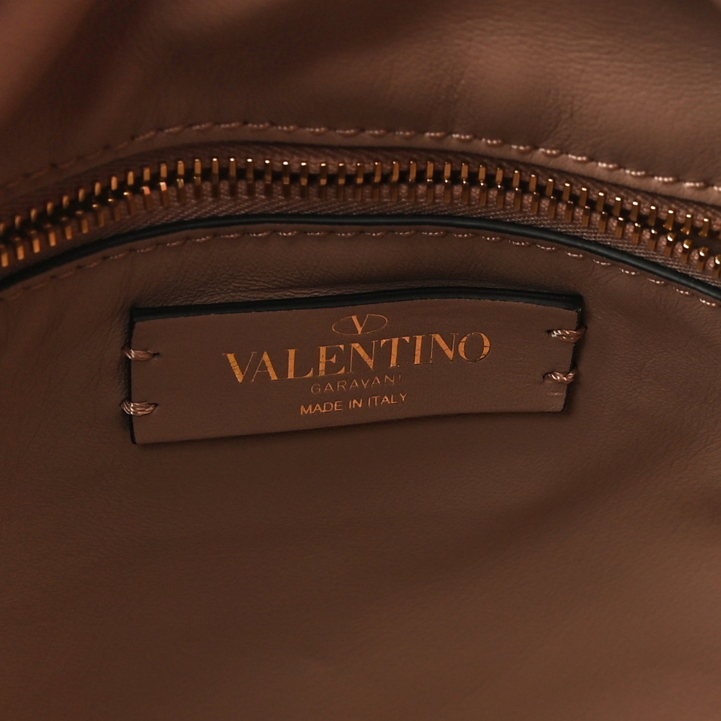 Nappa Small Roman Stud Hobo Rosso Valentino