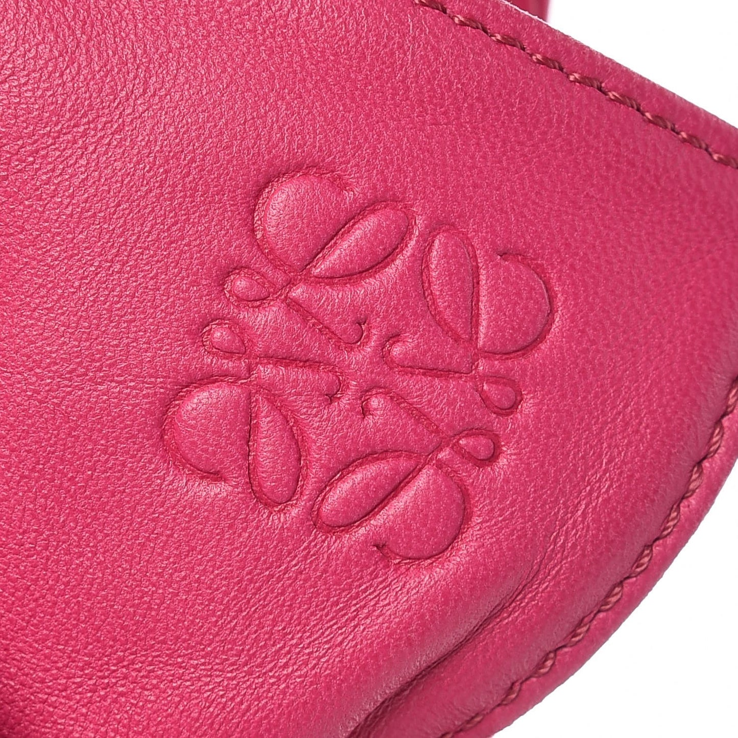 Nappa Flamenco Knot Bag Fuchsia