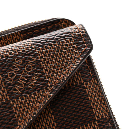 Louis Vuitton Damier Ebene Recto Verso Card Holder Red 6 of 9