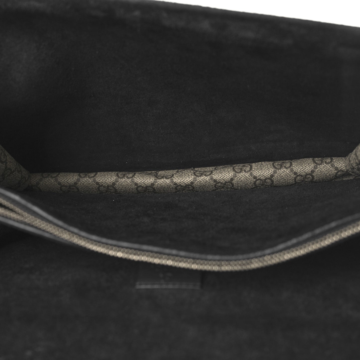 GG Supreme Monogram Medium Dionysus Shoulder Bag Black