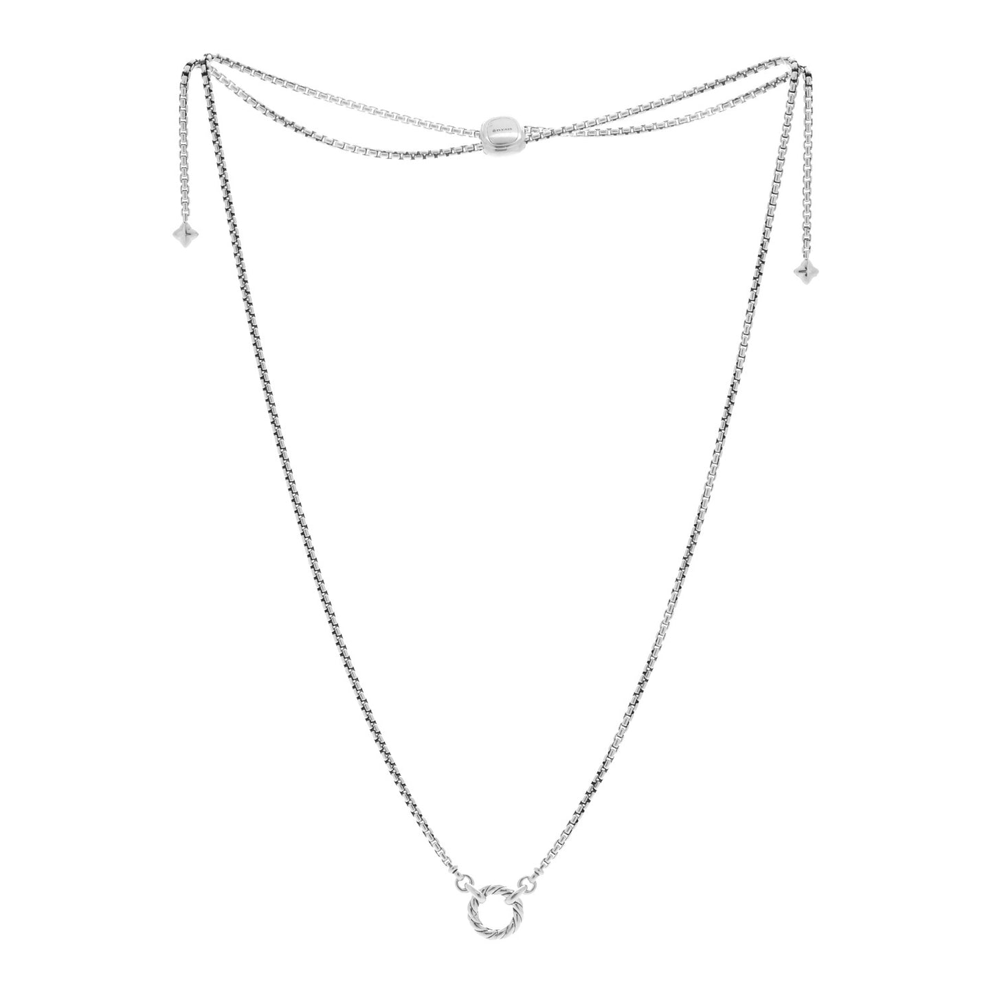 Sterling Silver 2.7mm Smooth Amulet Vehicle Box Chain Necklace