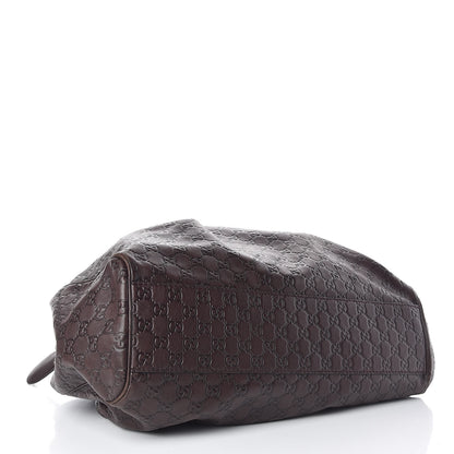 Gucci Guccissima Signature Large Sukey Tote Chocolate 4 of 11