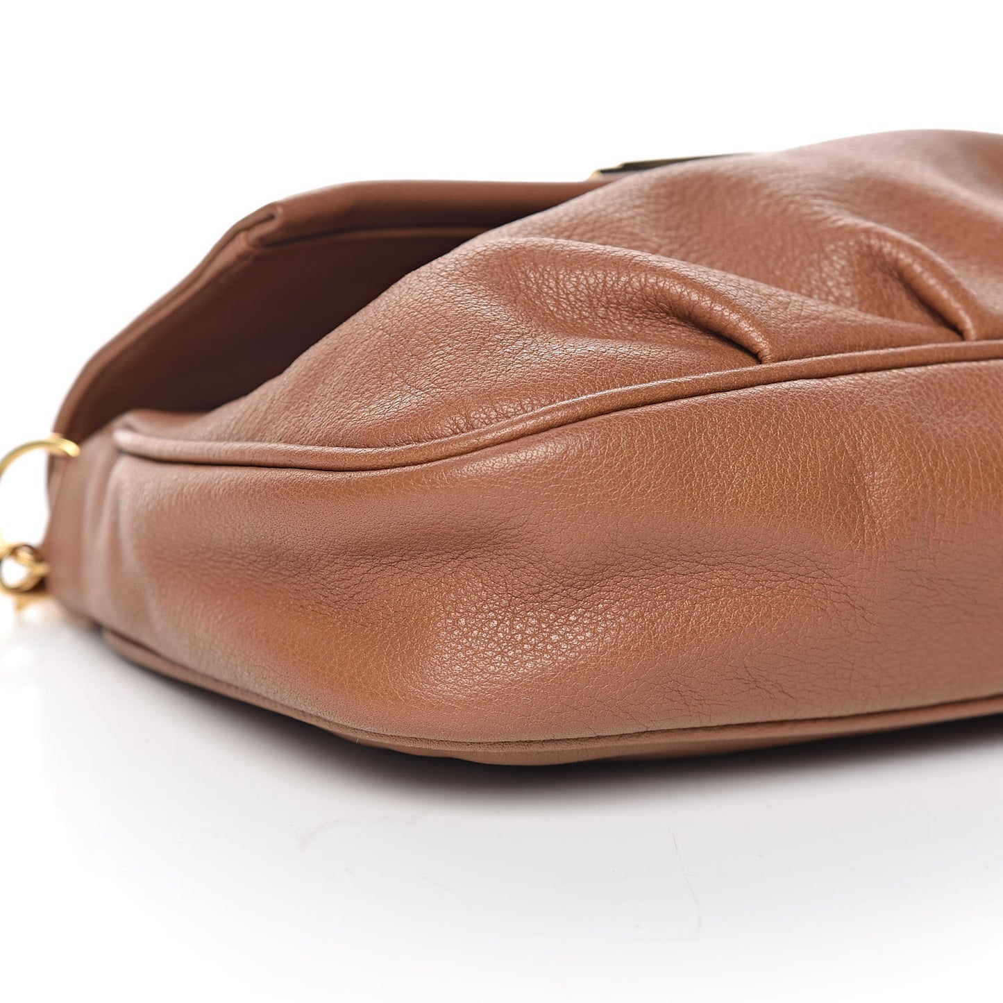 Vitello Flamingo Fendista Pouchette Crossbody Orzo