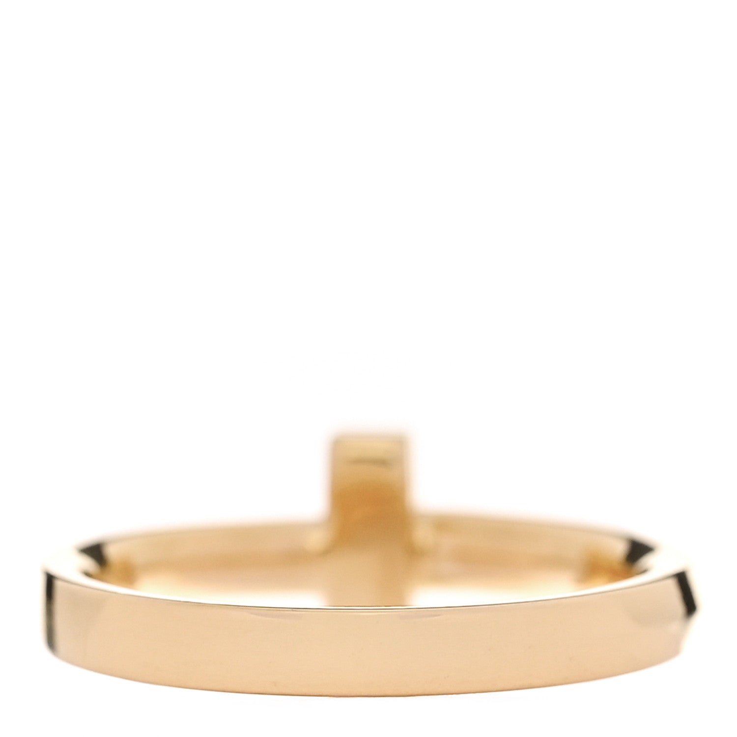 Tiffany 18K Yellow Gold T T1 Ring 49 5 3 of 5