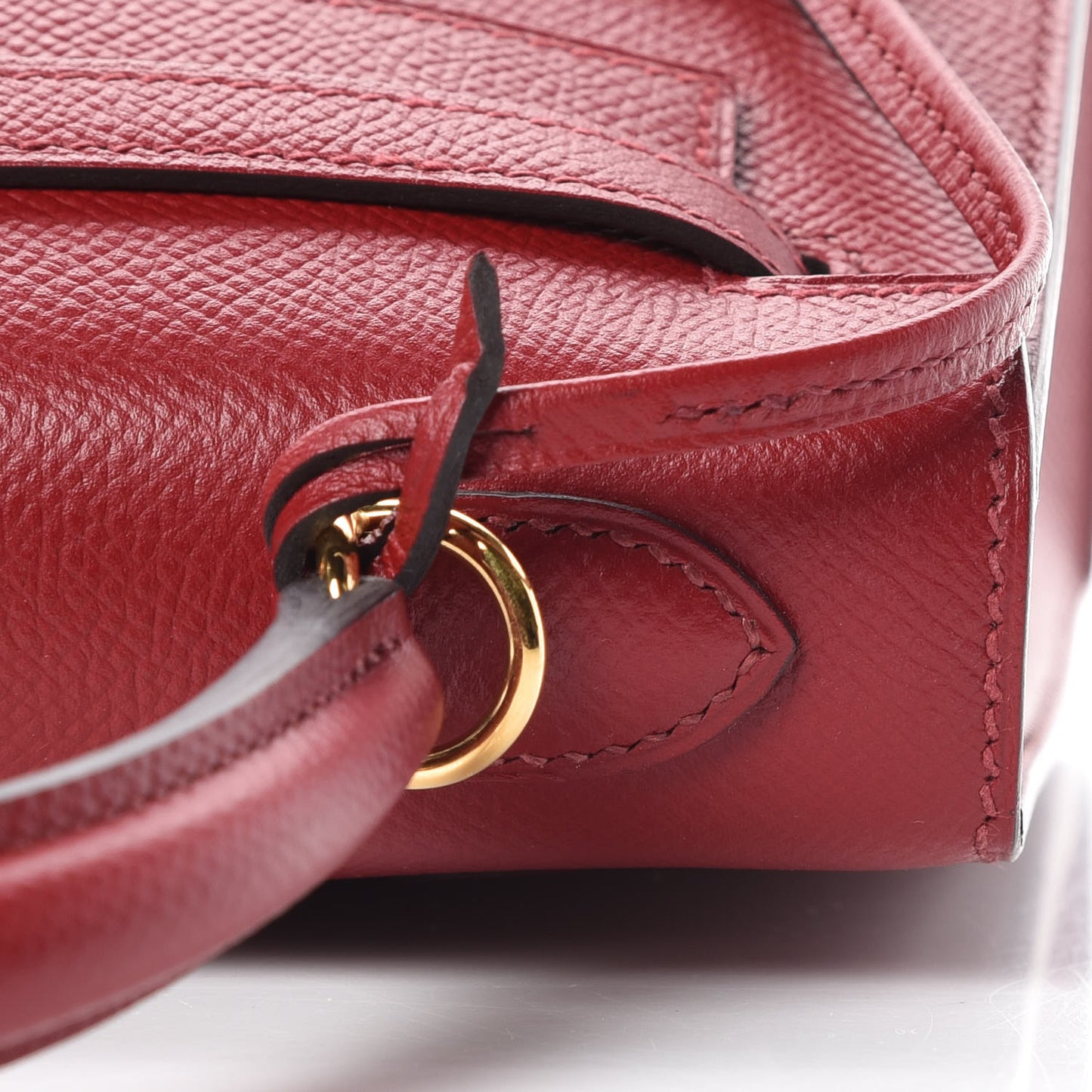 Epsom Kelly Sellier 25 Rouge Grenat