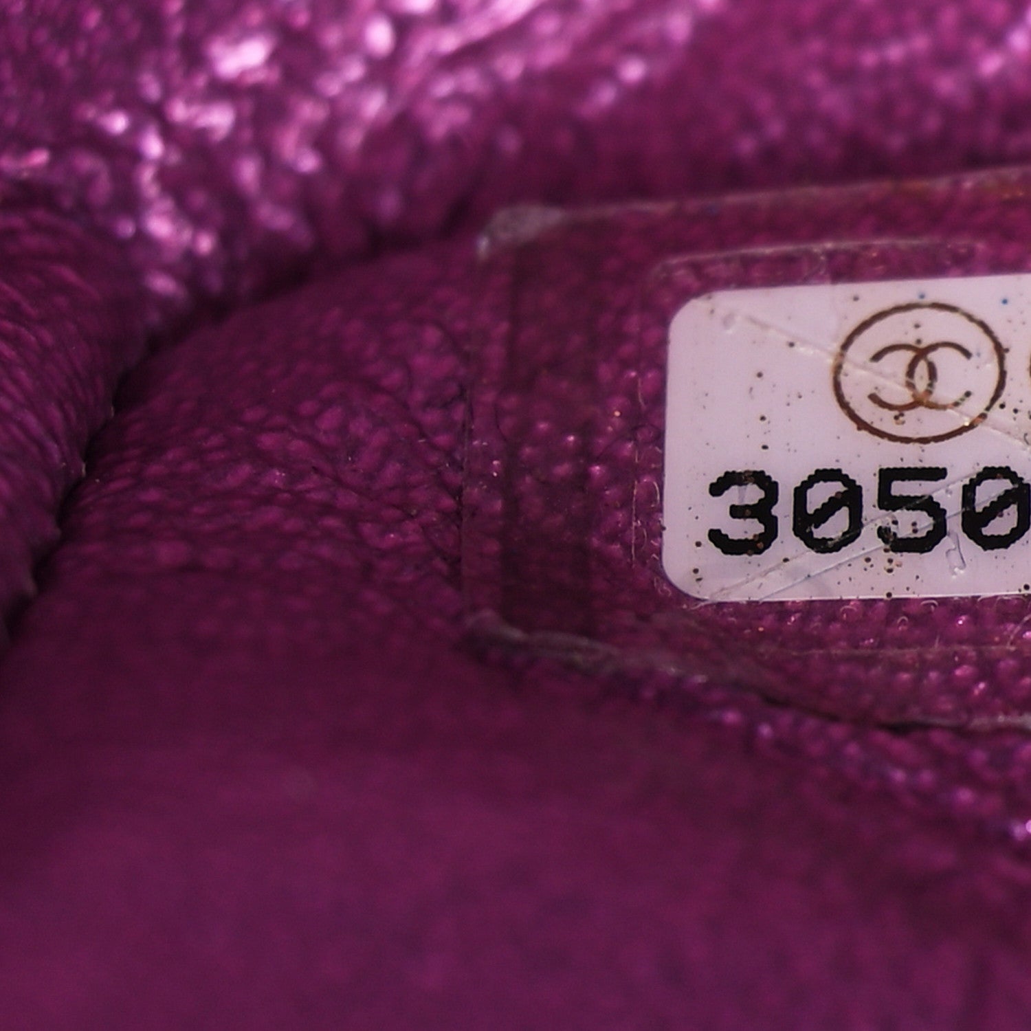 Chanel Iridescent Lambskin Quilted Medium Double Flap Purple 7 of 12