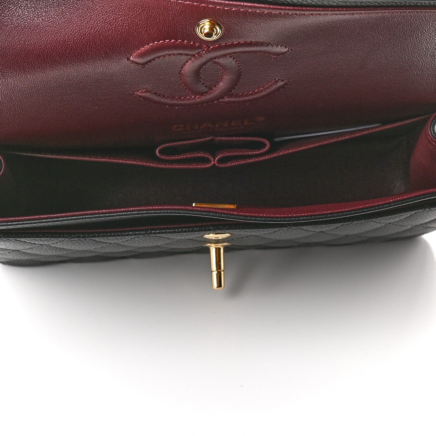 Chanel Caviar Quilted Small Double Flap Black 5 of 9