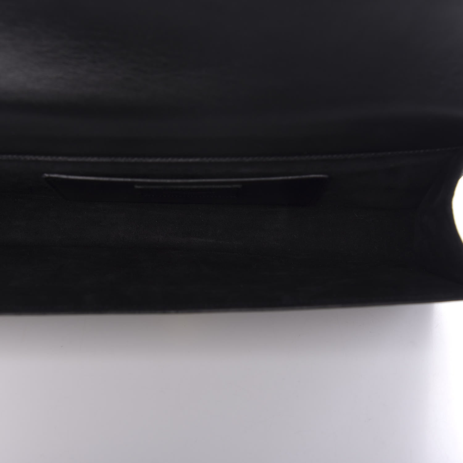 Saint Laurent Calfskin Classic Monogram Tassel Clutch Black 4 of 10