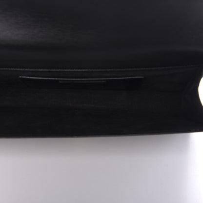 Saint Laurent Calfskin Classic Monogram Tassel Clutch Black 4 of 10