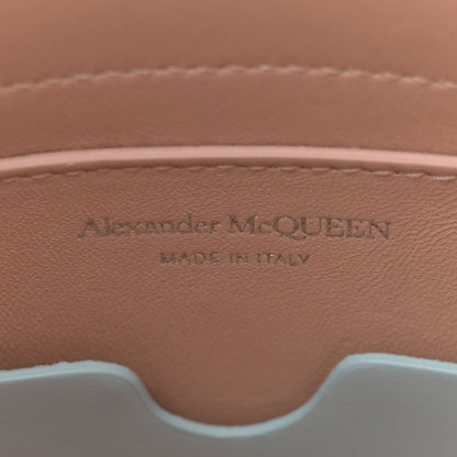 Alexander McQueen Calfskin Mini Curve Bucket Bag Pale Blue 6 of 12
