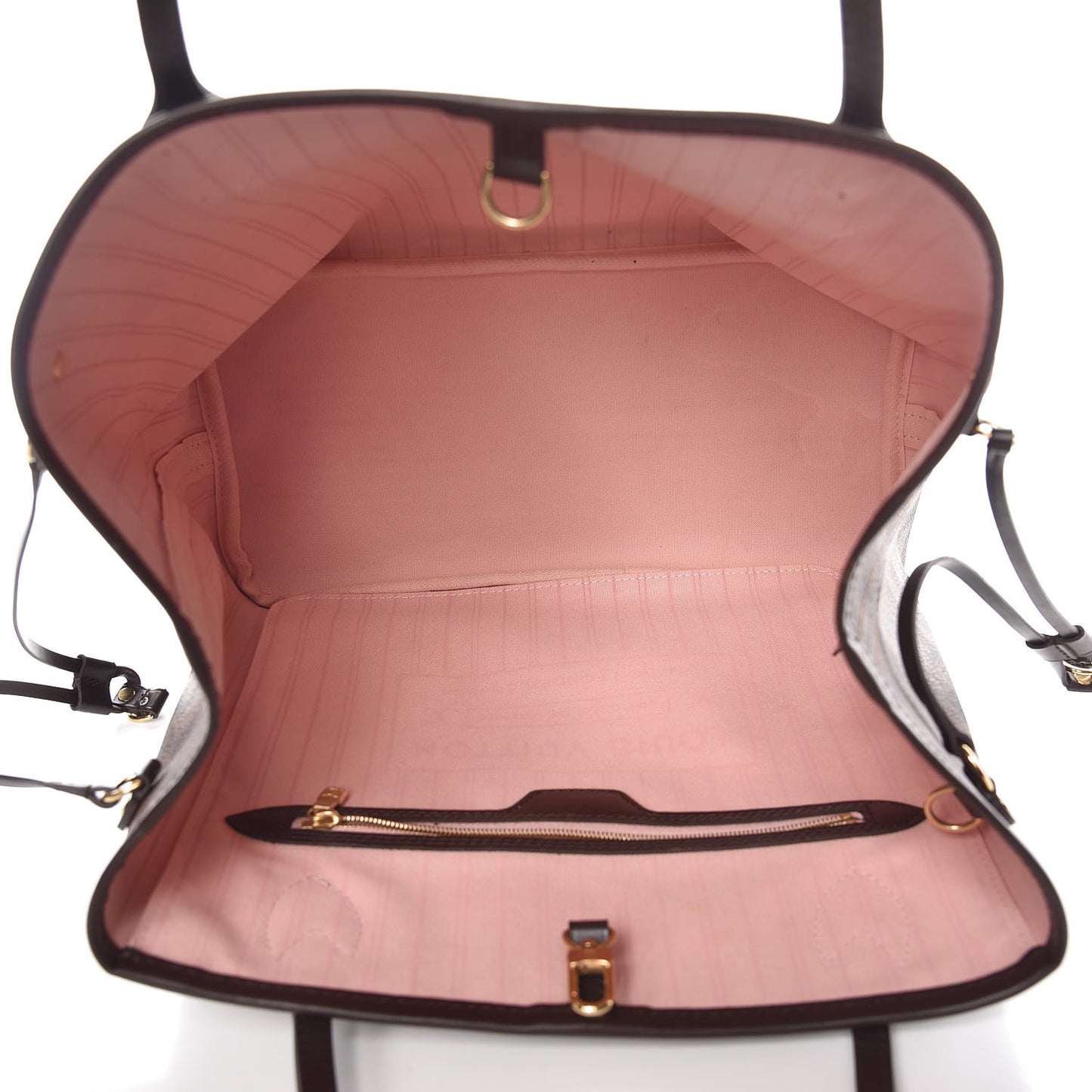 Damier Ebene Neo Neverfull MM Rose Ballerine