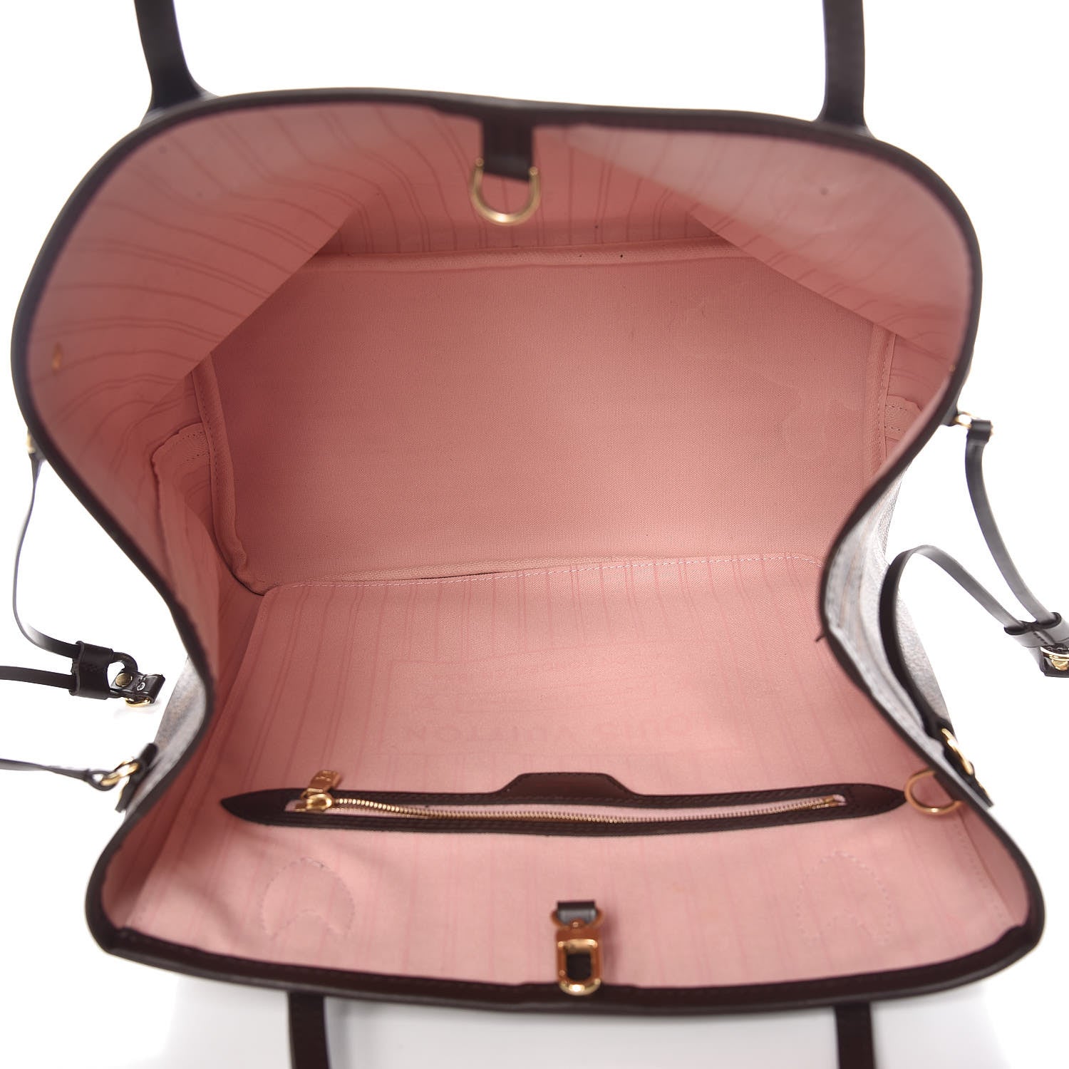 Louis Vuitton Damier Ebene Neo Neverfull MM Rose Ballerine 5 of 8