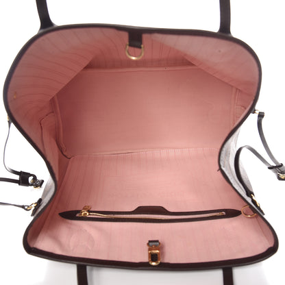 Louis Vuitton Damier Ebene Neo Neverfull MM Rose Ballerine 5 of 8