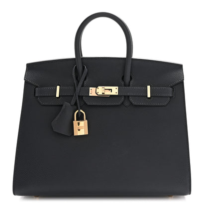Hermes Epsom Birkin Sellier 25 Gris Misty 1 of 15