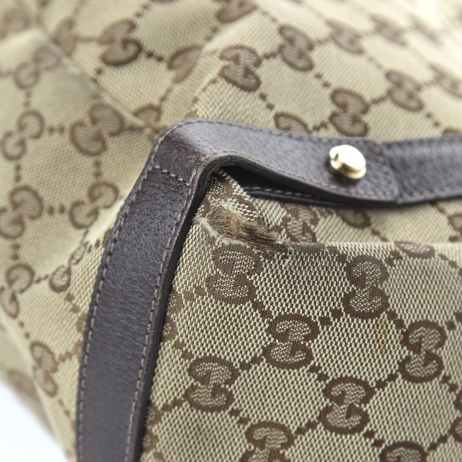 Gucci Monogram Medium Abbey Shoulder Bag Dark Brown 11 of 11