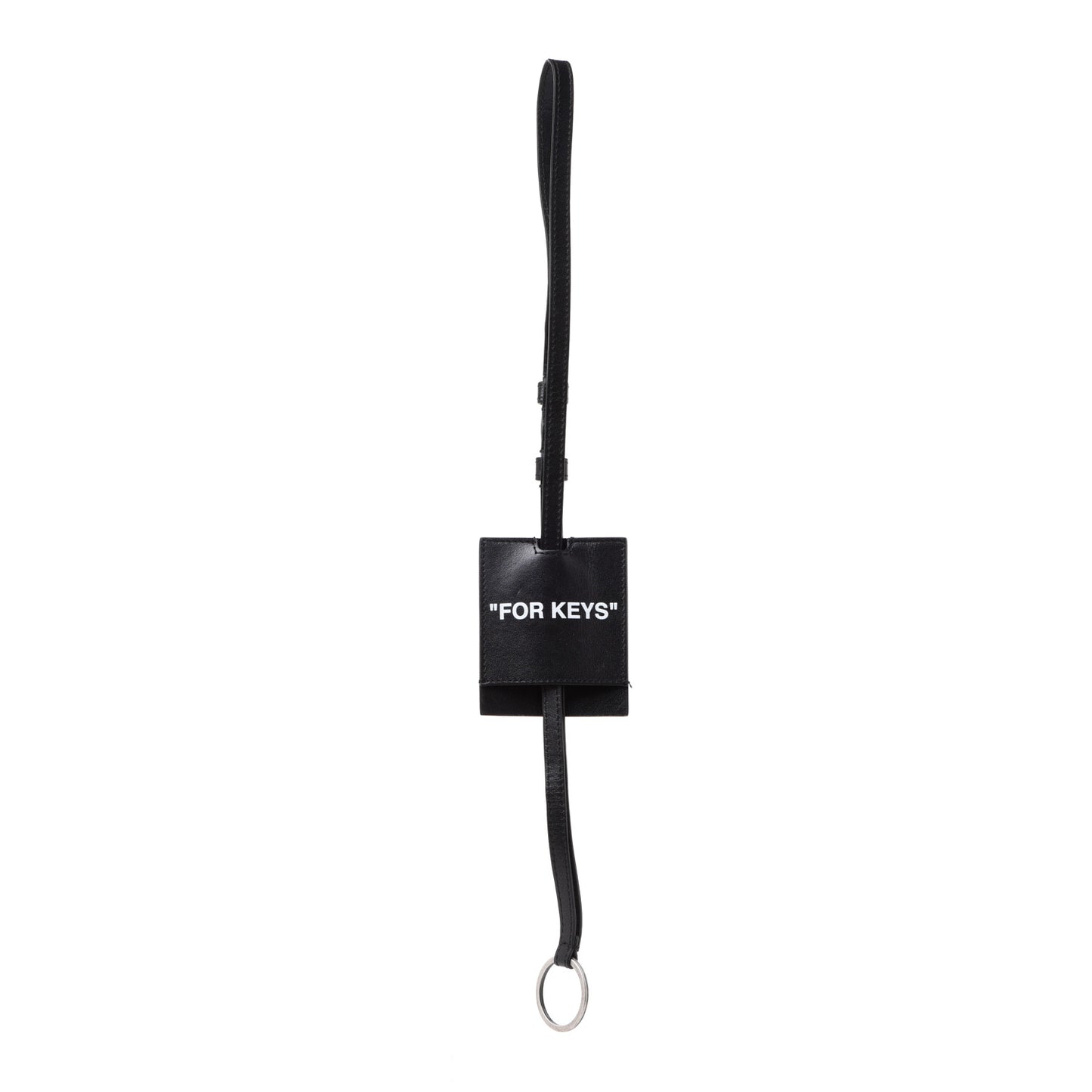Calfskin For Keys Keychain Black