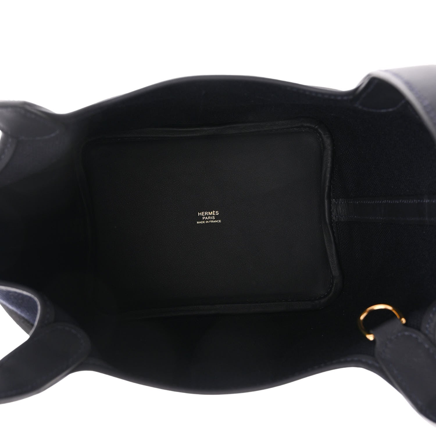Hermes Toile Goeland Swift Cargo Picotin Lock 18 Bleu Marine 5 of 10