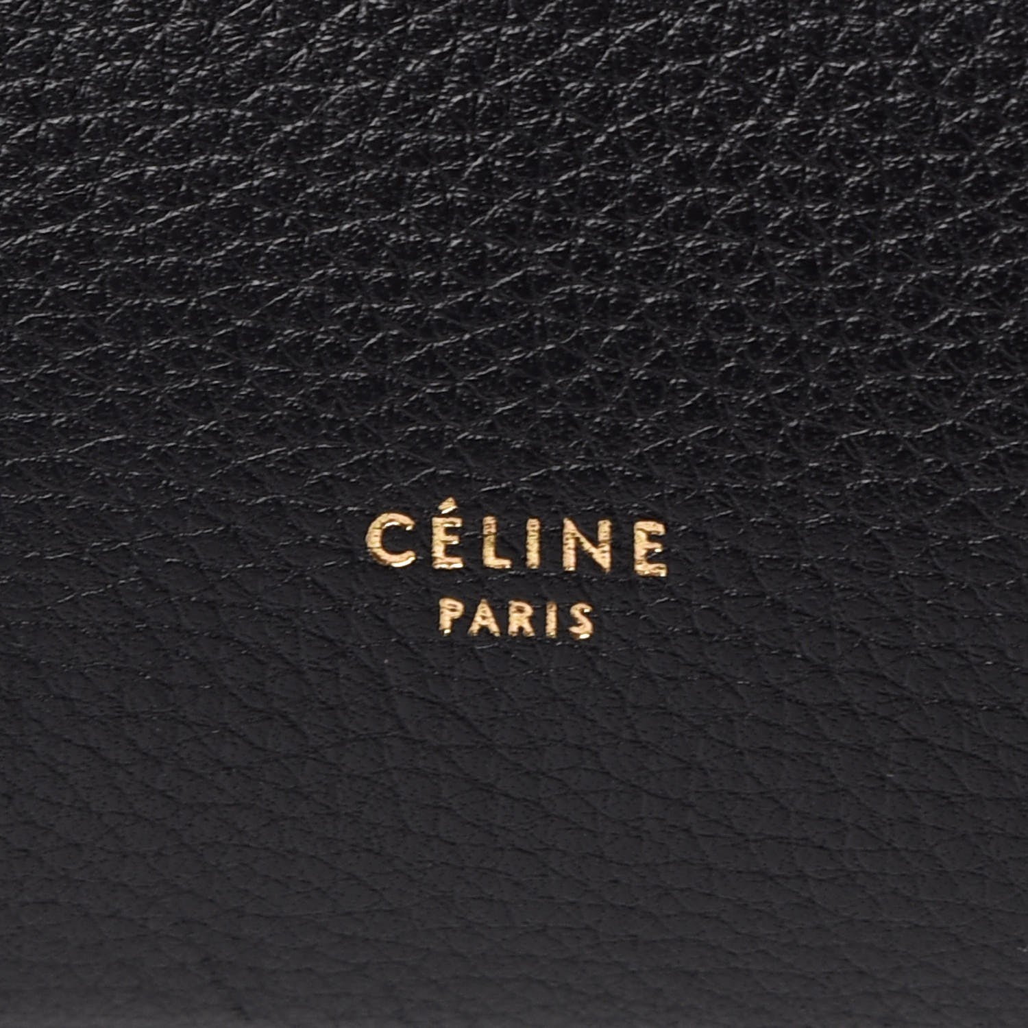 Celine Drummed Calfskin Mini Belt Bag Black 6 of 9